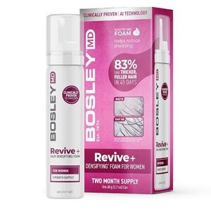 BOSLEY MD Revive+ Densifying Foam for Women - Pink/White
